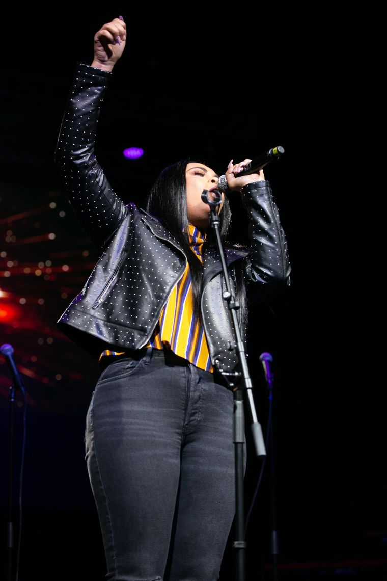 Koryn Hawthorne At the 12th Annual Spirit Of Praise Celebration