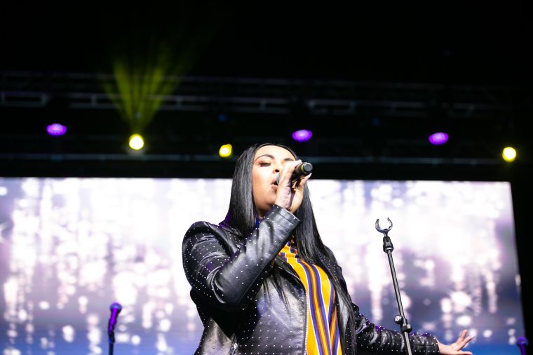 Koryn Hawthorne At the 12th Annual Spirit Of Praise Celebration