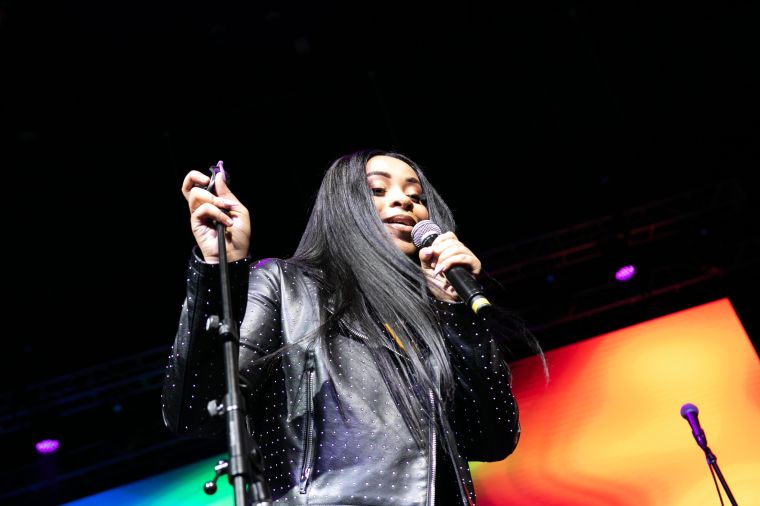 Koryn Hawthorne At the 12th Annual Spirit Of Praise Celebration