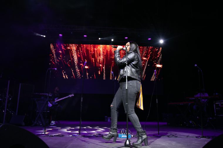 Koryn Hawthorne At the 12th Annual Spirit Of Praise Celebration