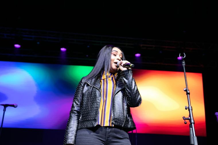Koryn Hawthorne At the 12th Annual Spirit Of Praise Celebration