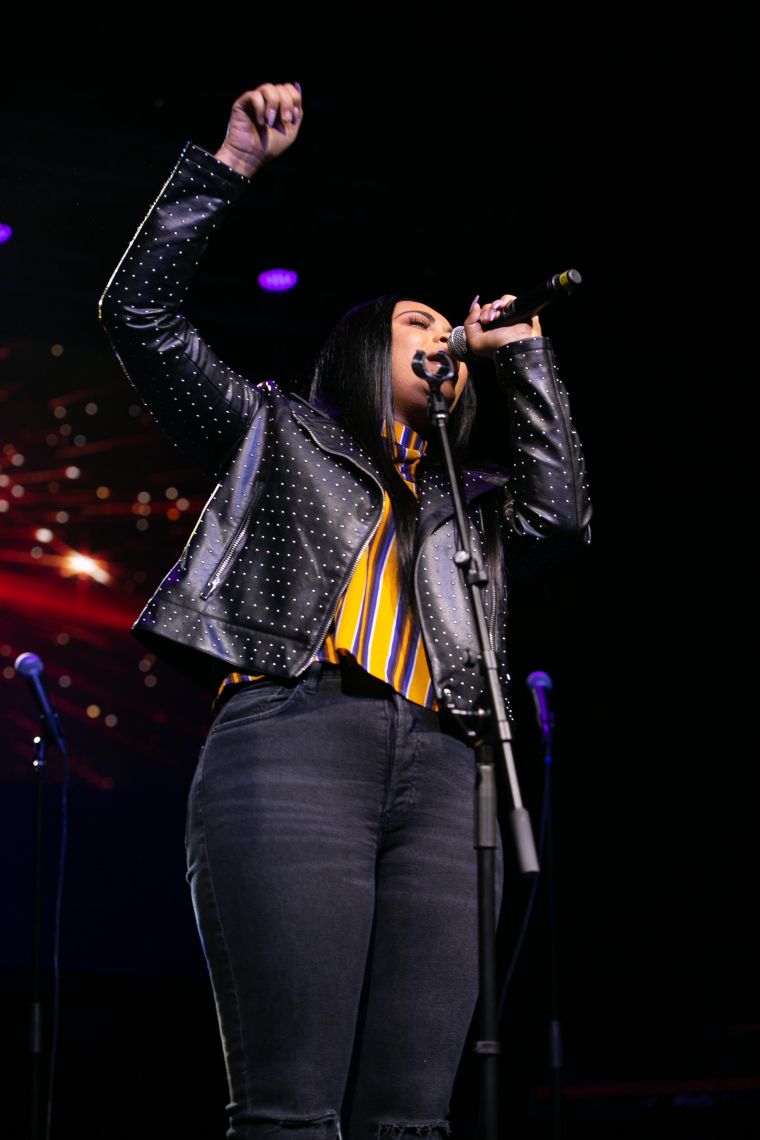Koryn Hawthorne At the 12th Annual Spirit Of Praise Celebration