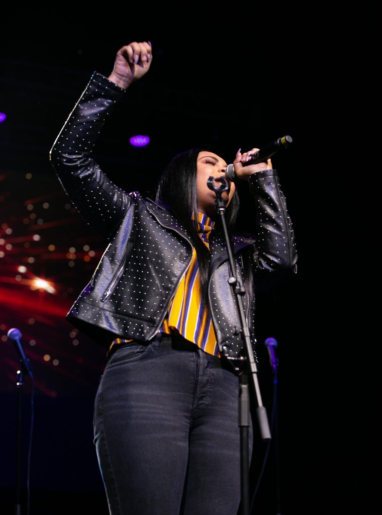 Koryn Hawthorne At the 12th Annual Spirit Of Praise Celebration