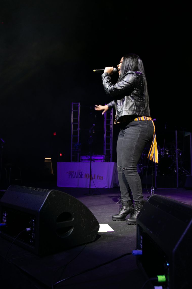 Koryn Hawthorne At the 12th Annual Spirit Of Praise Celebration