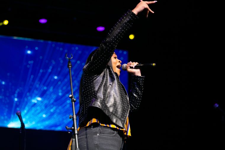 Koryn Hawthorne At the 12th Annual Spirit Of Praise Celebration