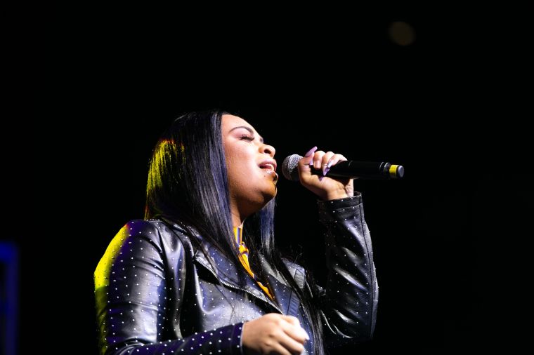 Koryn Hawthorne At the 12th Annual Spirit Of Praise Celebration