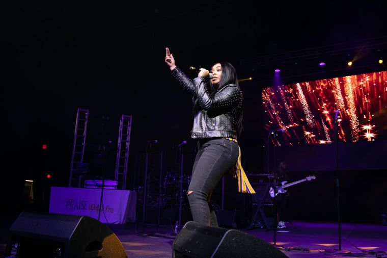 Koryn Hawthorne At the 12th Annual Spirit Of Praise Celebration