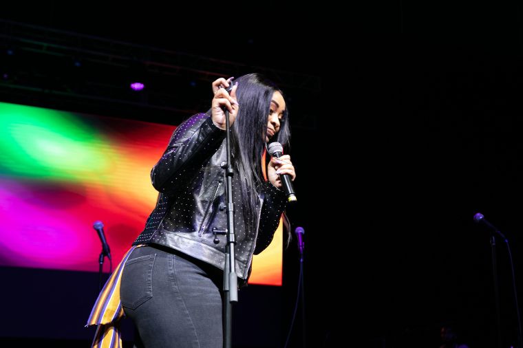 Koryn Hawthorne At the 12th Annual Spirit Of Praise Celebration