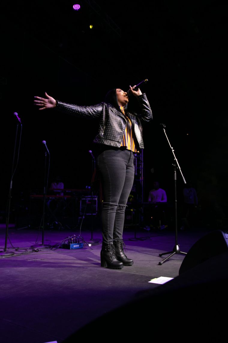 Koryn Hawthorne At the 12th Annual Spirit Of Praise Celebration