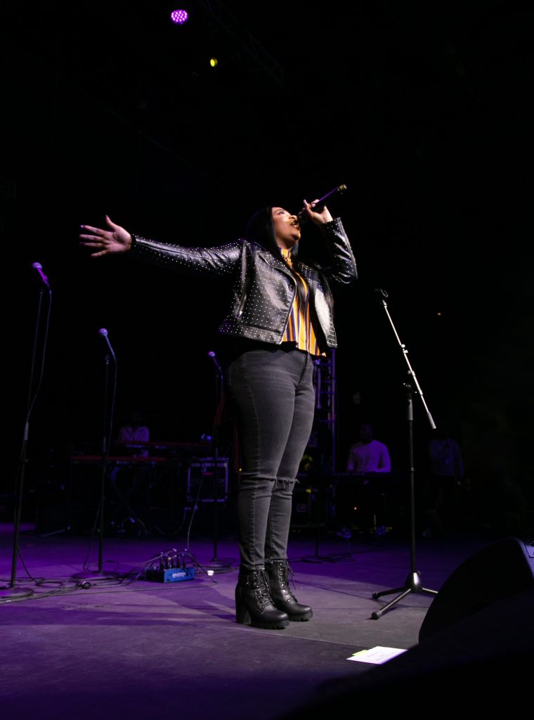 Koryn Hawthorne At the 12th Annual Spirit Of Praise Celebration