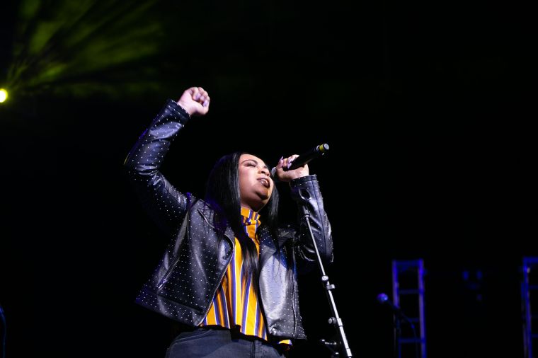 Koryn Hawthorne At the 12th Annual Spirit Of Praise Celebration