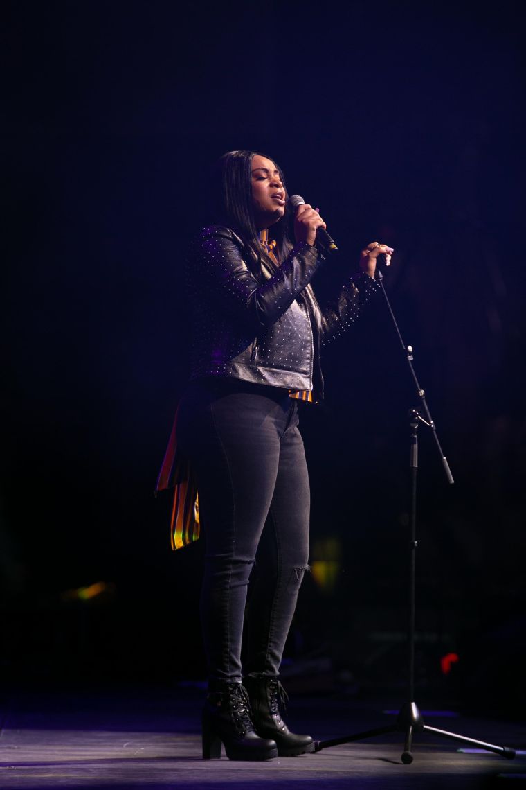 Koryn Hawthorne At the 12th Annual Spirit Of Praise Celebration
