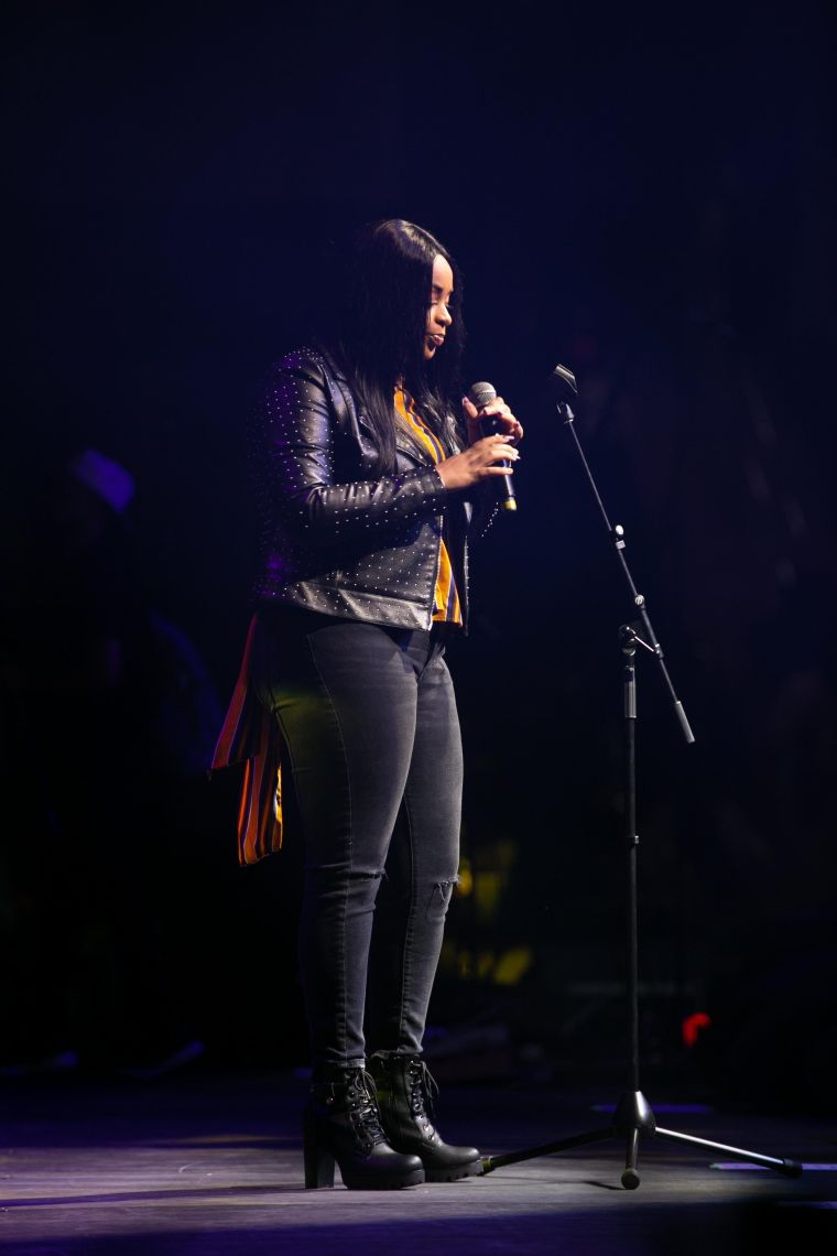 Koryn Hawthorne At the 12th Annual Spirit Of Praise Celebration