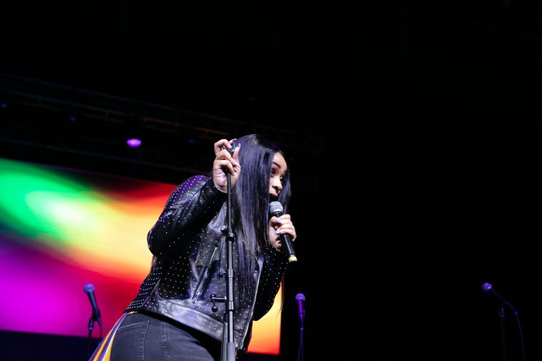 Koryn Hawthorne At the 12th Annual Spirit Of Praise Celebration