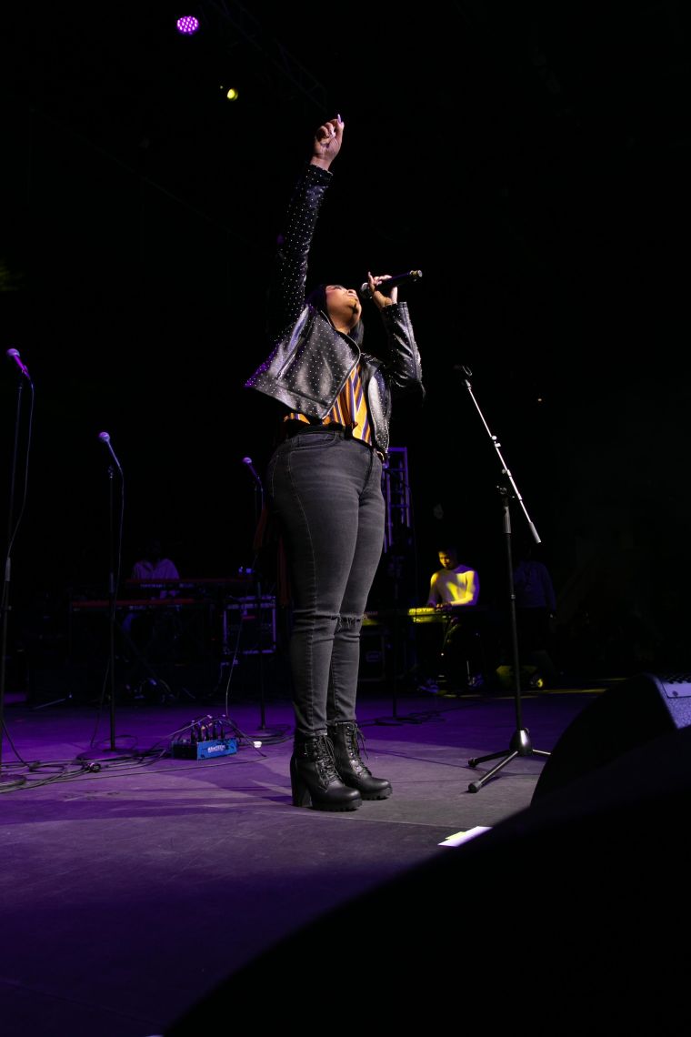 Koryn Hawthorne At the 12th Annual Spirit Of Praise Celebration