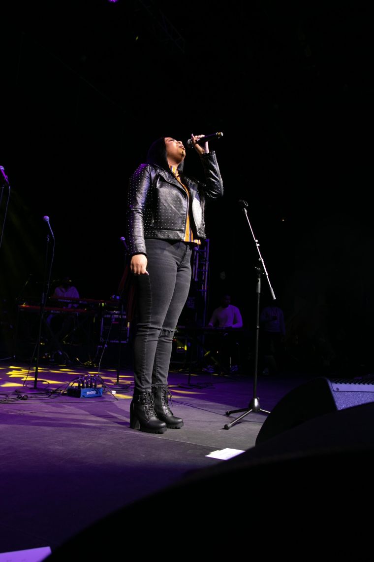 Koryn Hawthorne At the 12th Annual Spirit Of Praise Celebration