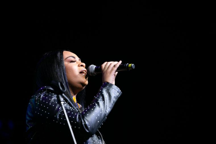 Koryn Hawthorne At the 12th Annual Spirit Of Praise Celebration