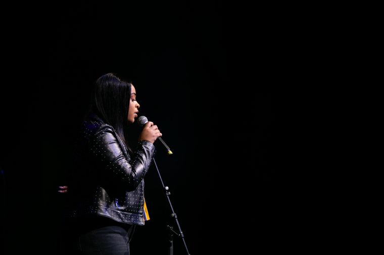 Koryn Hawthorne At the 12th Annual Spirit Of Praise Celebration