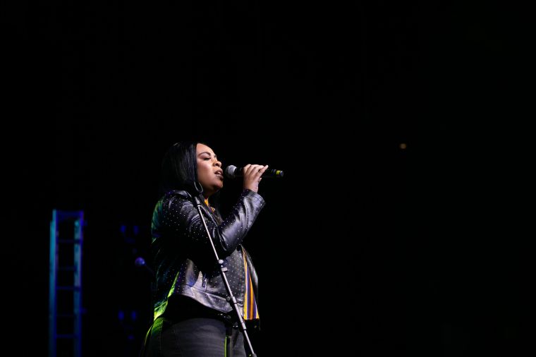 Koryn Hawthorne At the 12th Annual Spirit Of Praise Celebration