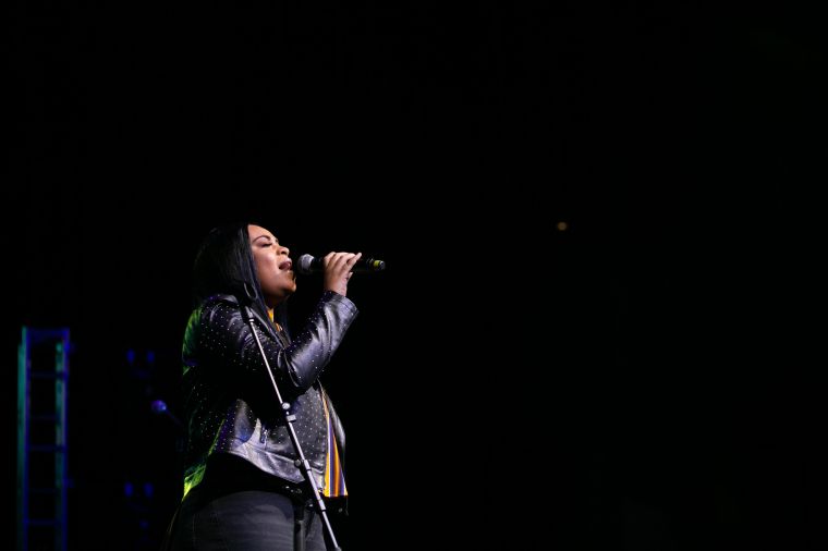 Koryn Hawthorne At the 12th Annual Spirit Of Praise Celebration