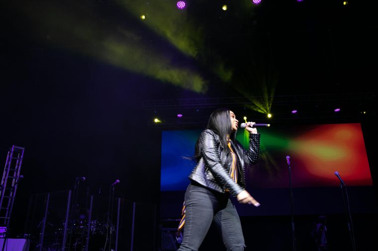 Koryn Hawthorne At the 12th Annual Spirit Of Praise Celebration