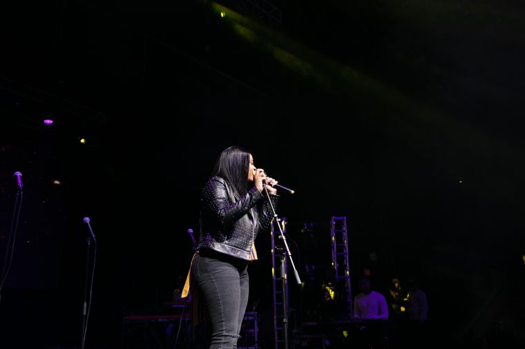 Koryn Hawthorne At the 12th Annual Spirit Of Praise Celebration
