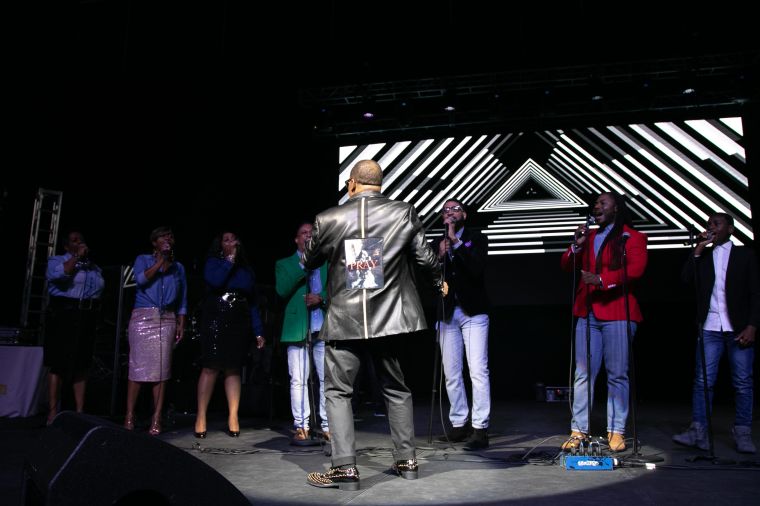 Kurt Carr At the 12th Annual Spirit Of Praise Celebration