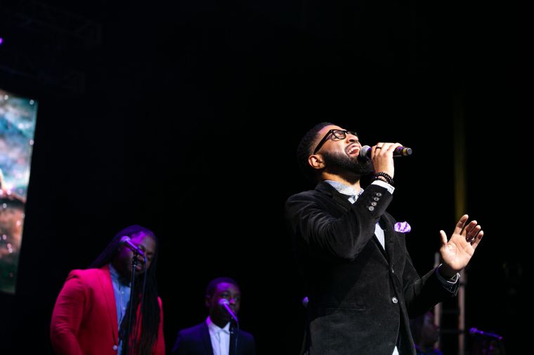 Kurt Carr At the 12th Annual Spirit Of Praise Celebration