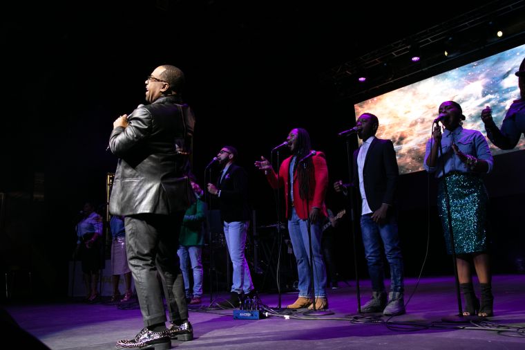 Kurt Carr At the 12th Annual Spirit Of Praise Celebration