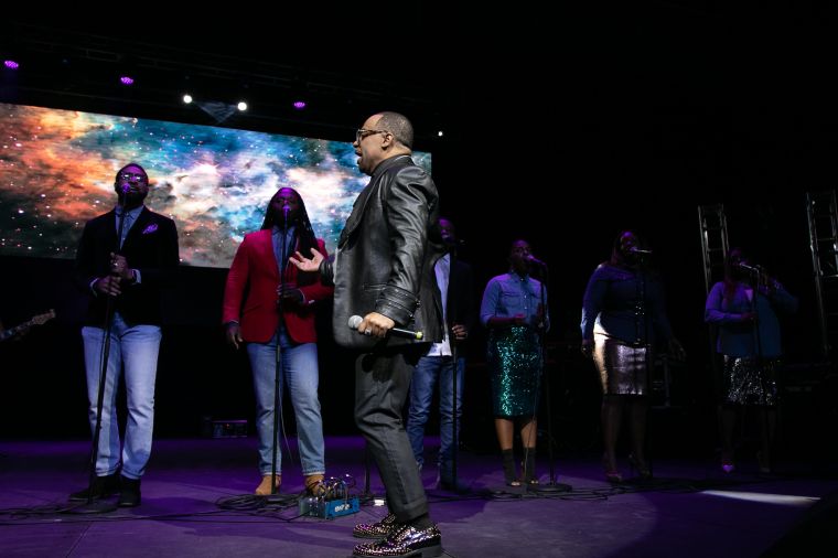 Kurt Carr At the 12th Annual Spirit Of Praise Celebration