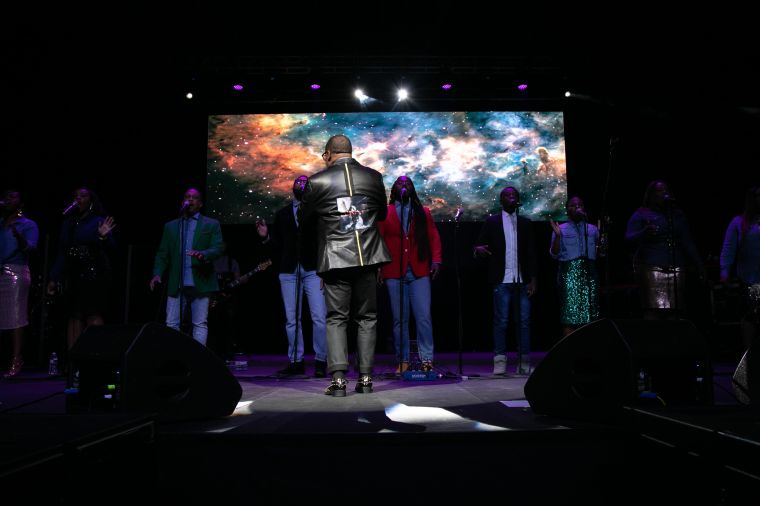 Kurt Carr At the 12th Annual Spirit Of Praise Celebration