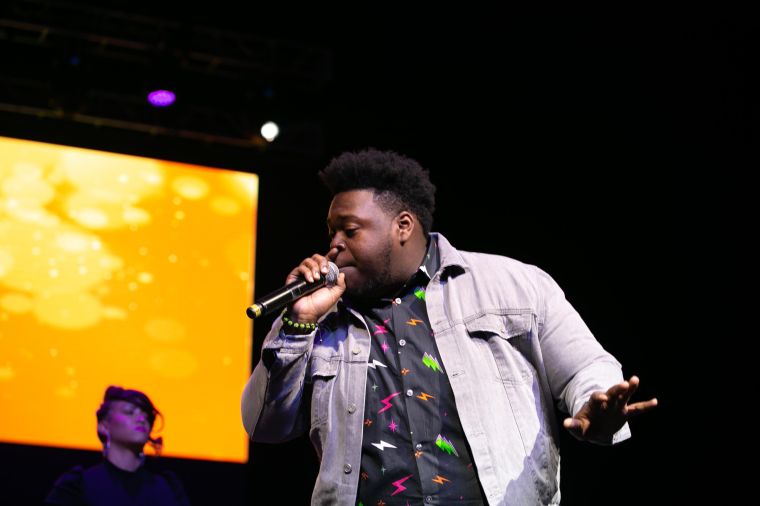 Tiffany Andrews, Melvin Crispell III & Josh Copeland At the 12th Annual Spirit Of Praise Celebration