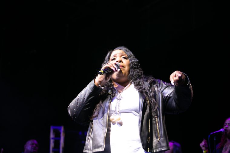 Tiffany Andrews, Melvin Crispell III & Josh Copeland At the 12th Annual Spirit Of Praise Celebration