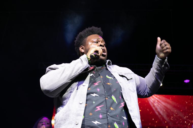 Tiffany Andrews, Melvin Crispell III & Josh Copeland At the 12th Annual Spirit Of Praise Celebration