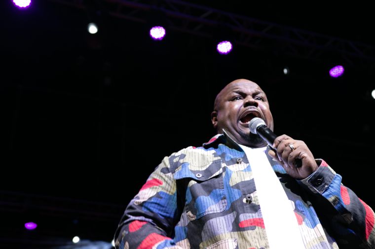 Tiffany Andrews, Melvin Crispell III & Josh Copeland At the 12th Annual Spirit Of Praise Celebration