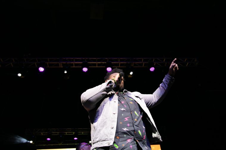 Tiffany Andrews, Melvin Crispell III & Josh Copeland At the 12th Annual Spirit Of Praise Celebration