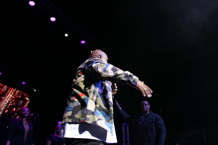 Tiffany Andrews, Melvin Crispell III & Josh Copeland At the 12th Annual Spirit Of Praise Celebration