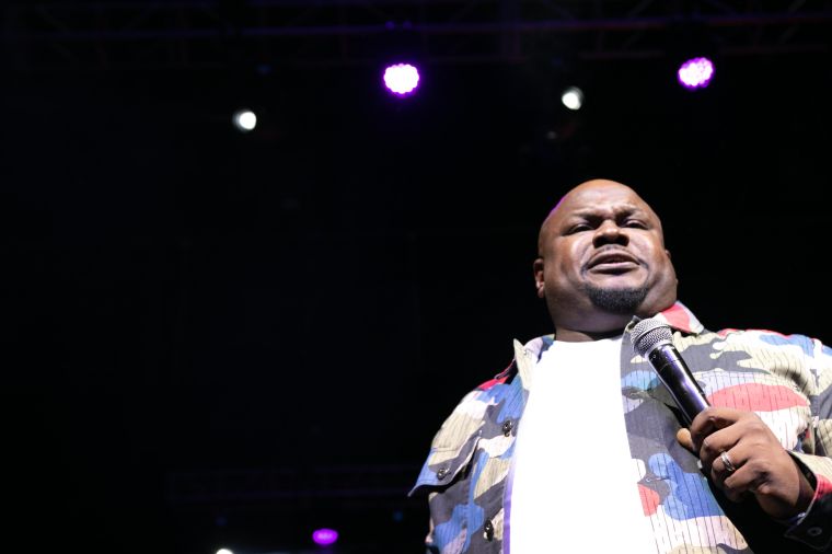 Tiffany Andrews, Melvin Crispell III & Josh Copeland At the 12th Annual Spirit Of Praise Celebration