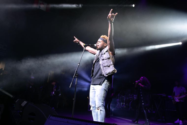 Travis Greene At The 12th Annual Spirit Of Praise Celebration