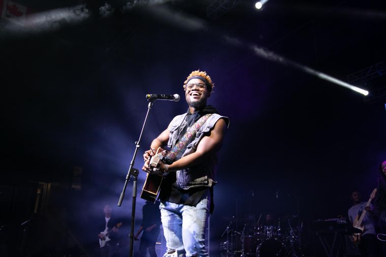 Travis Greene At The 12th Annual Spirit Of Praise Celebration