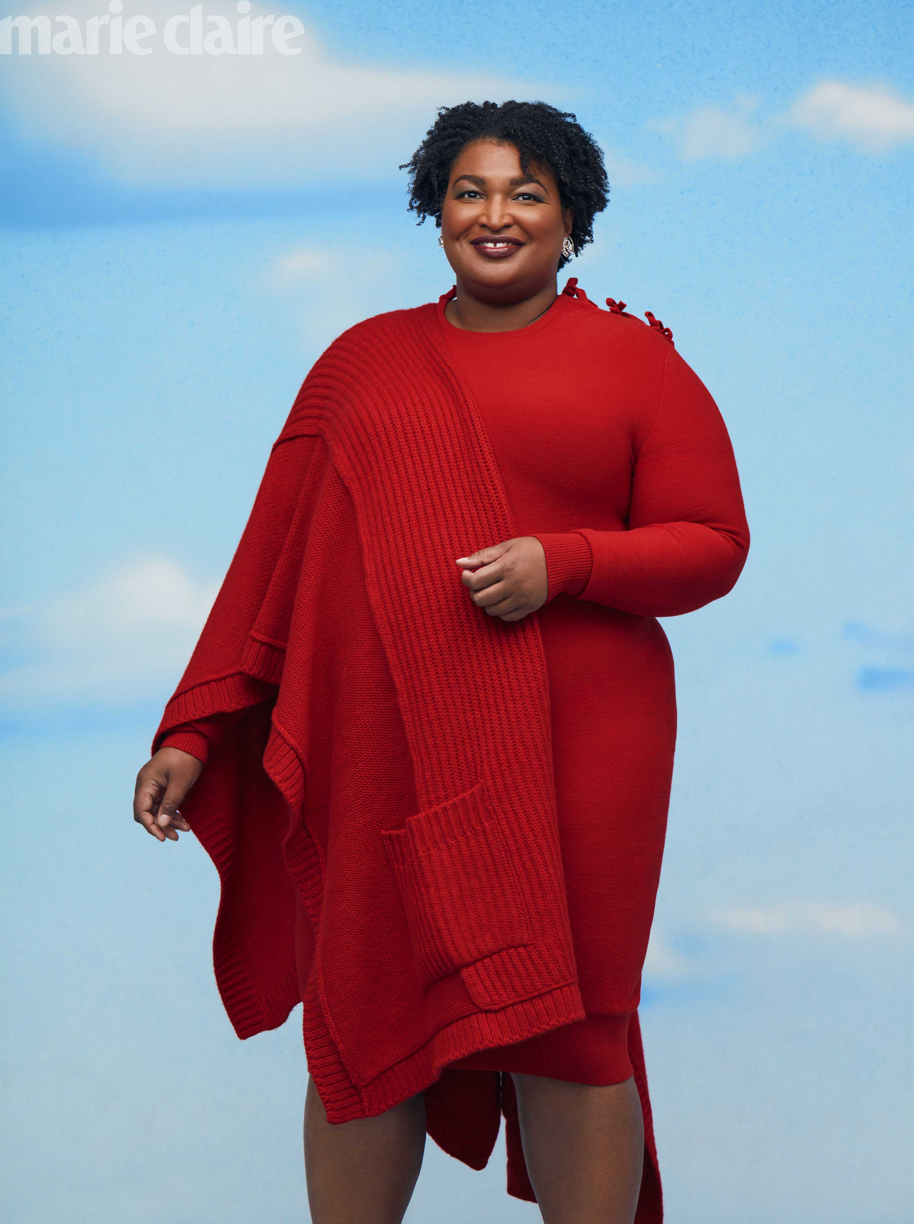 Stacey Abrams April 2021 Marie Claire Cover And Featured Images
