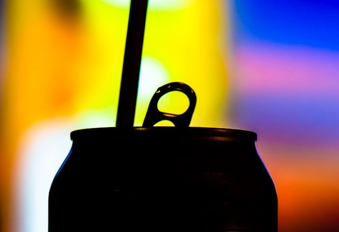 Silhoutte of a Soft Drink Can