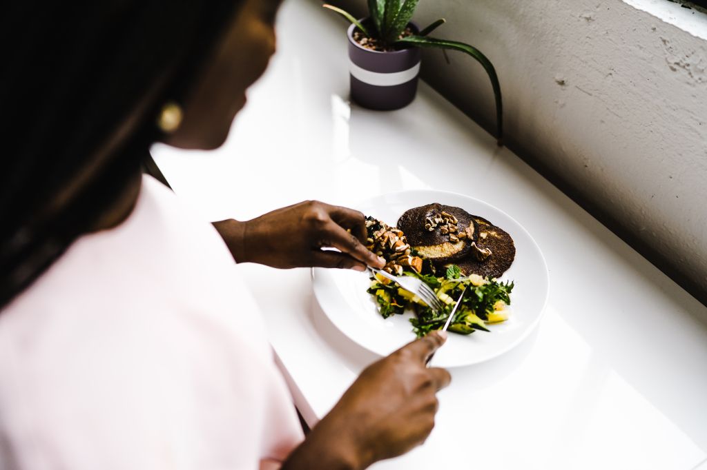 Woman Eating