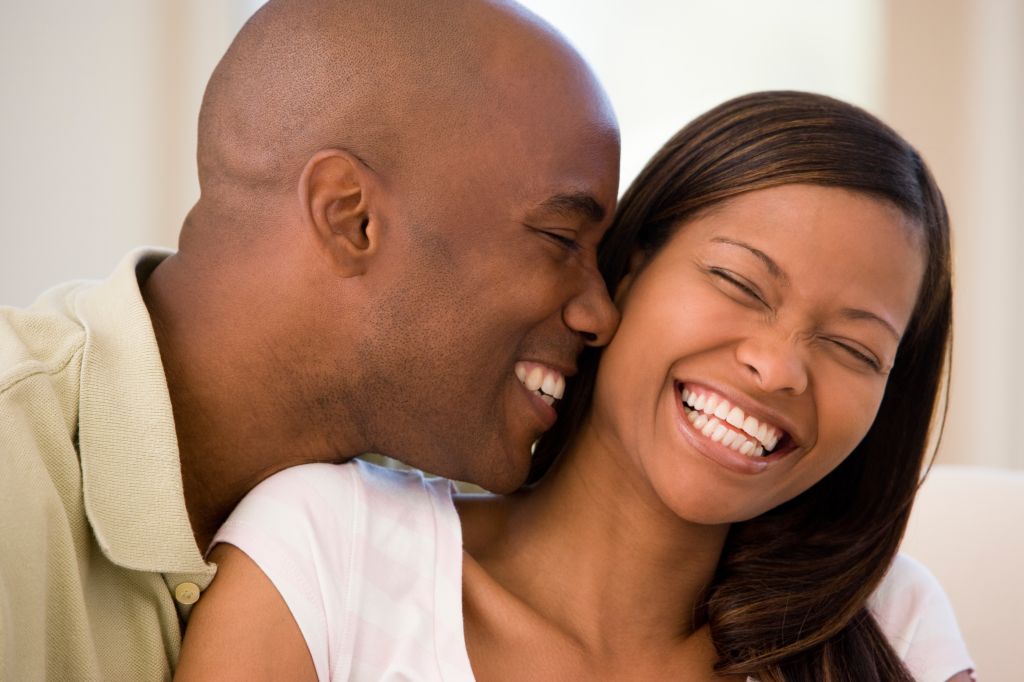 Couple Smiling & Laughing Together