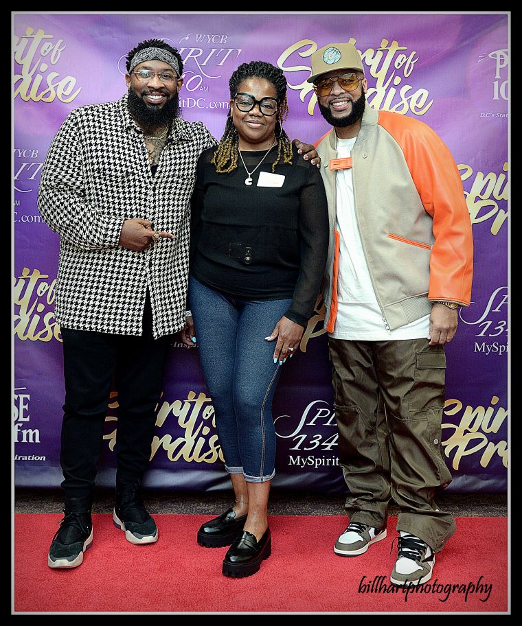 Spirit of Praise Pastor Mike Jr & James Fortune Meet & Greet Photos