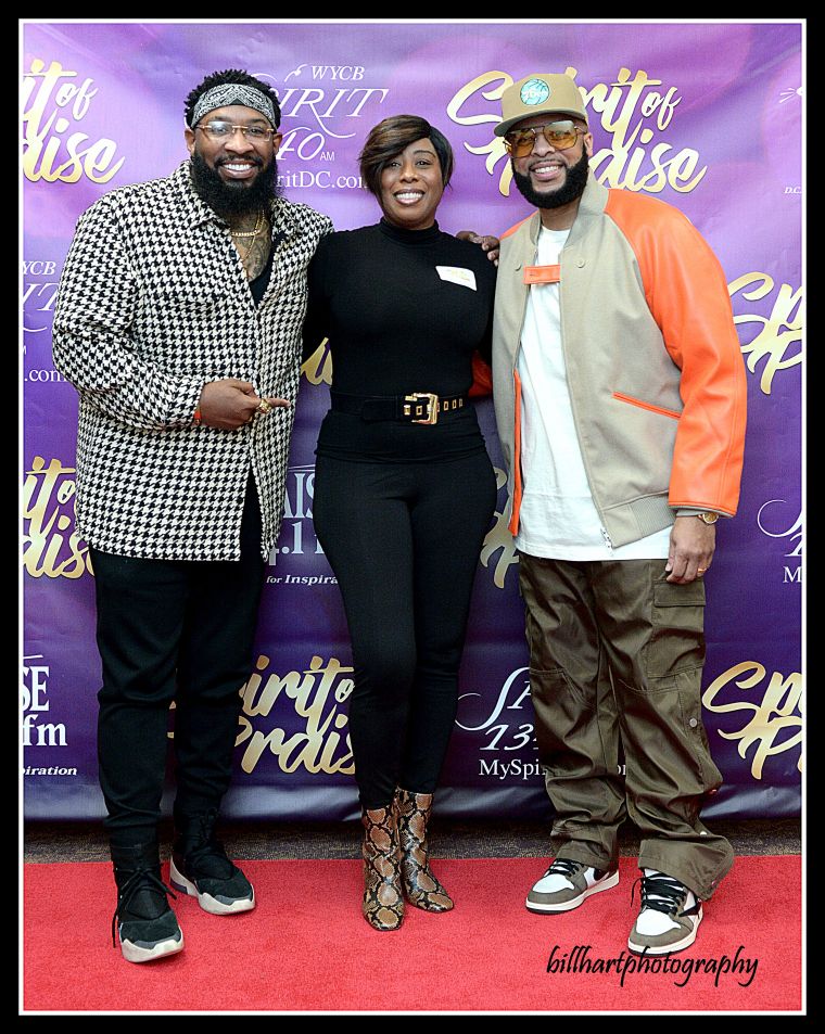 Spirit of Praise Pastor Mike Jr & James Fortune Meet & Greet Photos