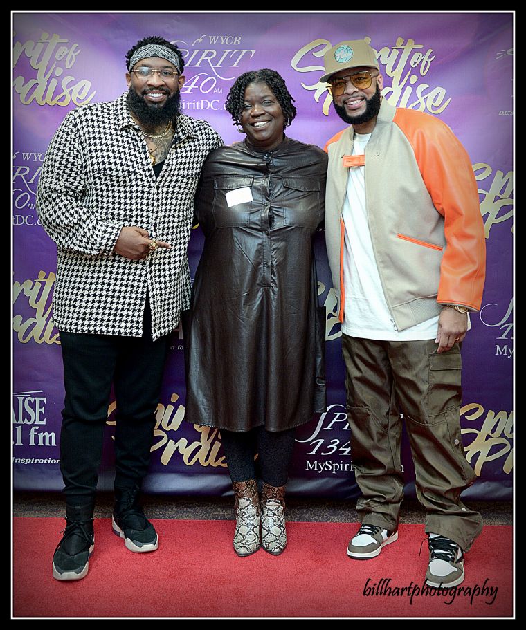 Spirit of Praise Pastor Mike Jr & James Fortune Meet & Greet Photos