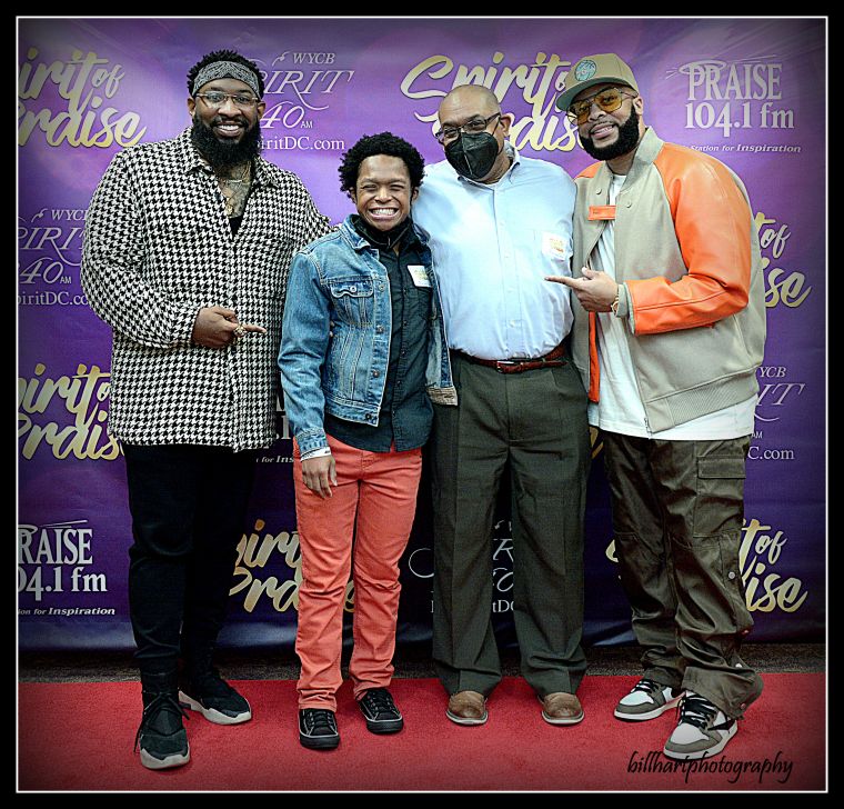 Spirit of Praise Pastor Mike Jr & James Fortune Meet & Greet Photos