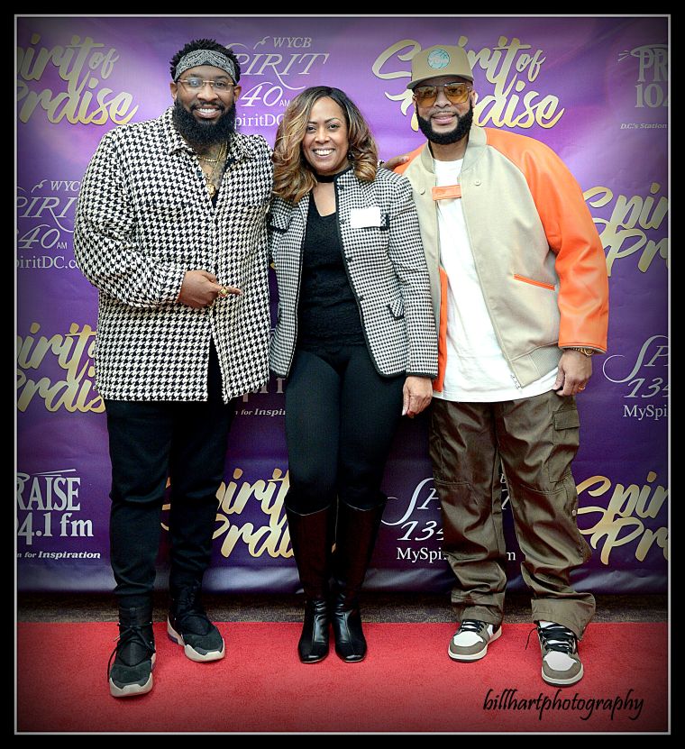 Spirit of Praise Pastor Mike Jr & James Fortune Meet & Greet Photos