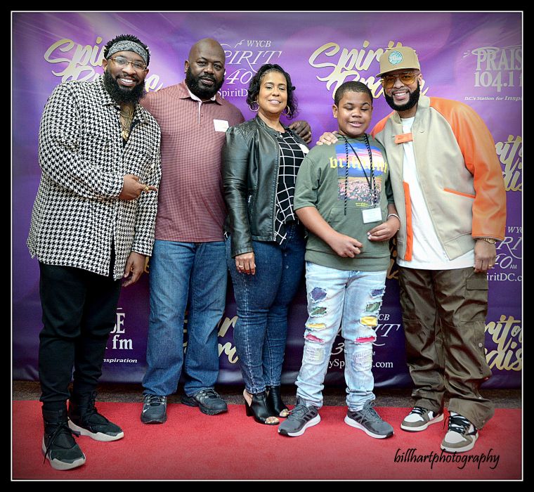 Spirit of Praise Pastor Mike Jr & James Fortune Meet & Greet Photos